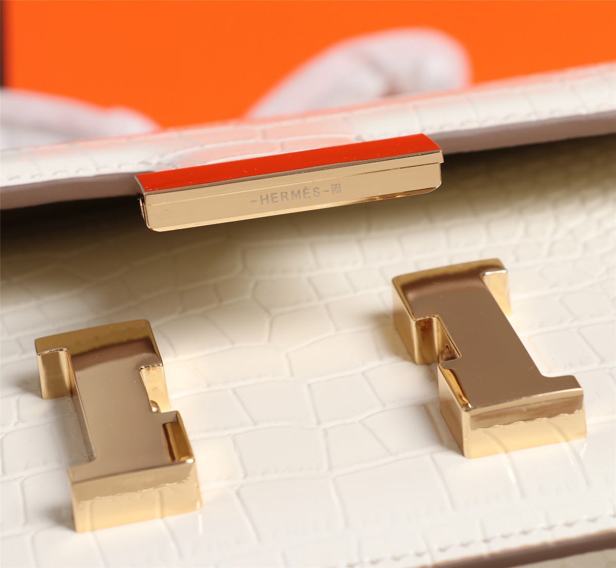 【HERMES】エルメス コンスタンス  クロコ 24cm
