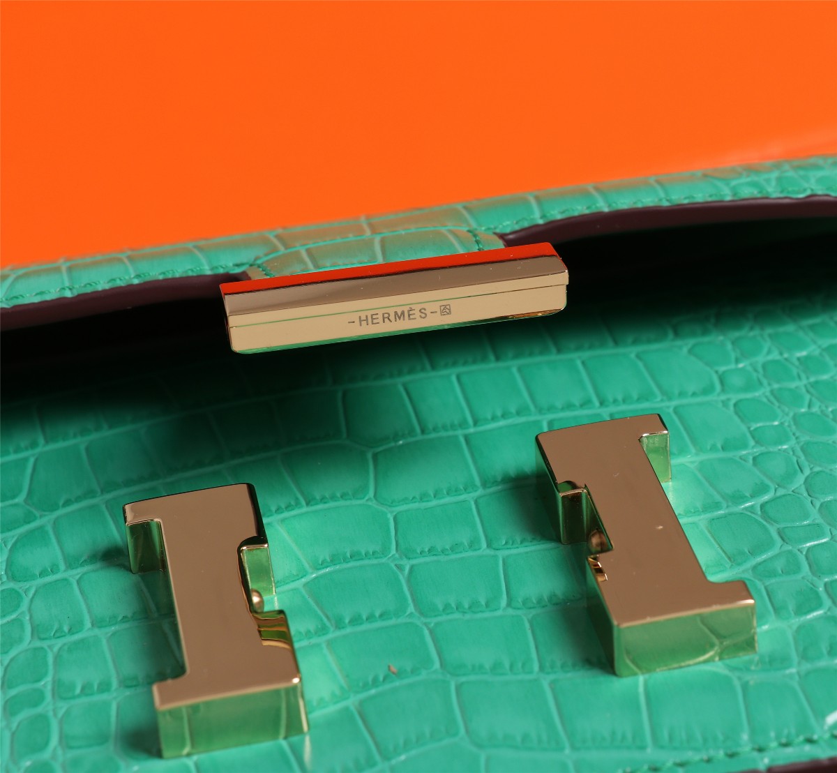 【HERMES】エルメス コンスタンス  クロコ 24cm