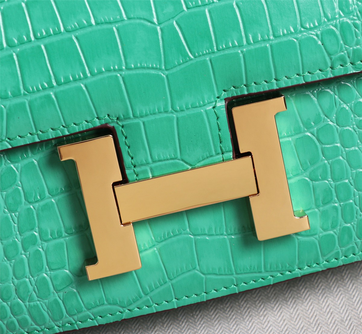 【HERMES】エルメス コンスタンス  クロコ 24cm