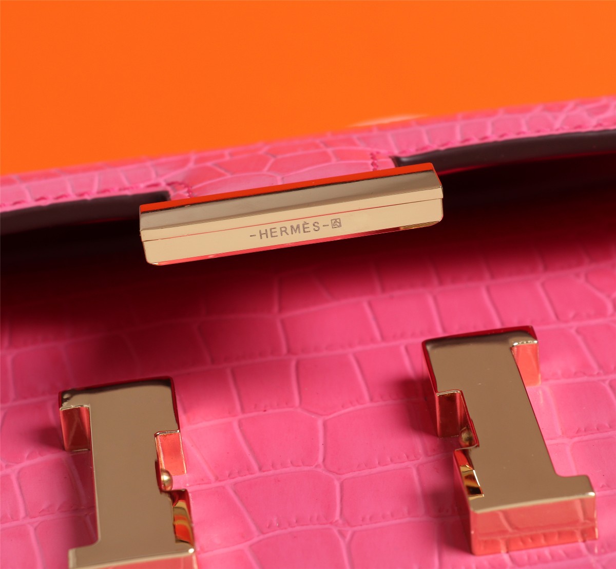 【HERMES】エルメス コンスタンス  クロコ 24cm
