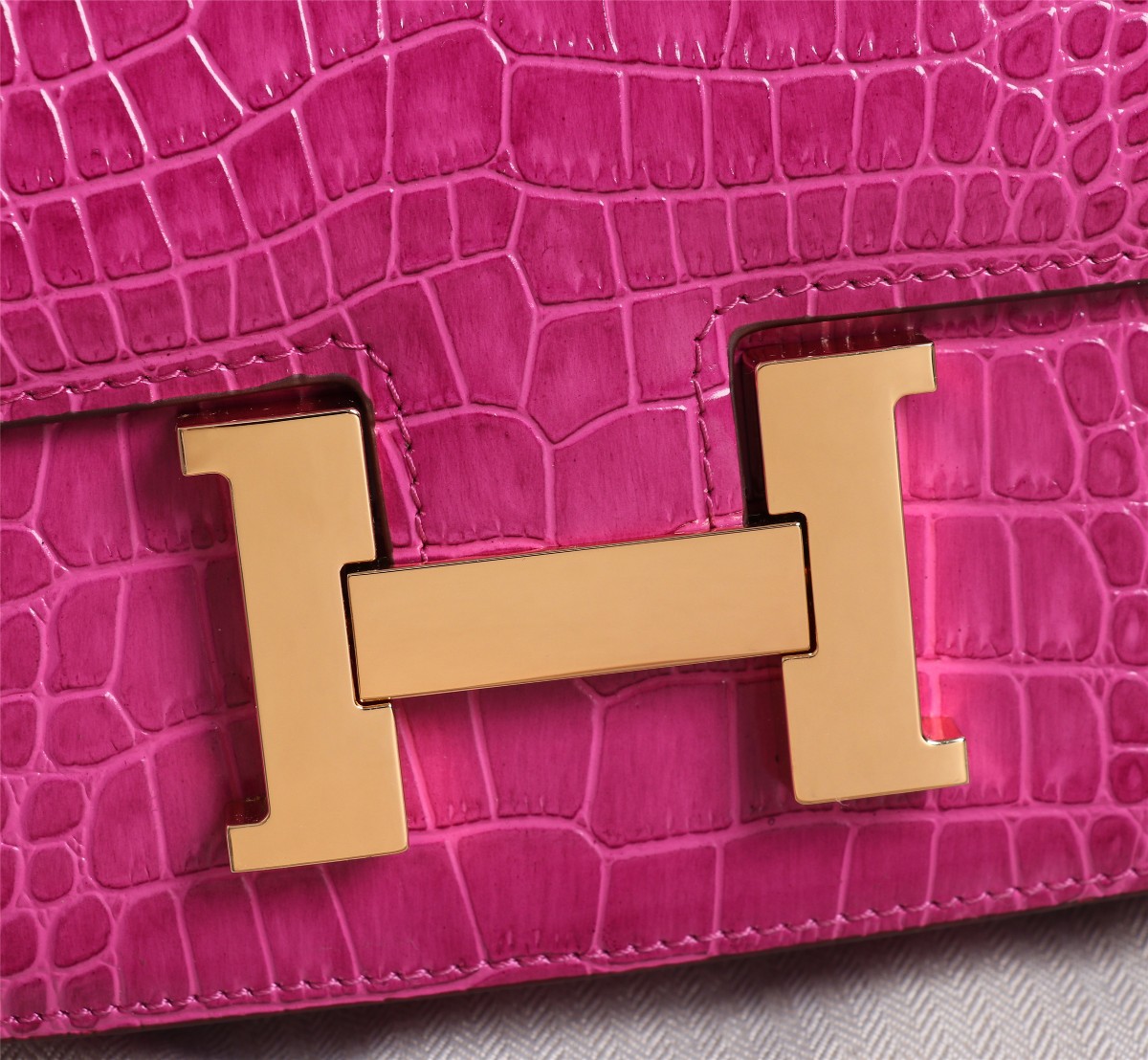 【HERMES】エルメス コンスタンス  クロコ 24cm
