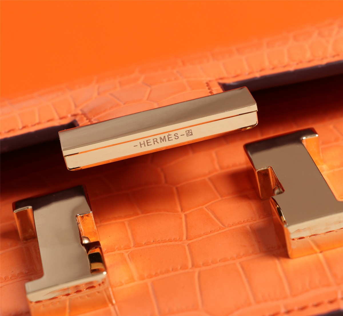 【HERMES】エルメス コンスタンス  クロコ 24cm
