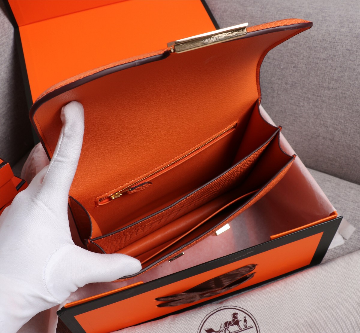 【HERMES】エルメス コンスタンス  クロコ 24cm