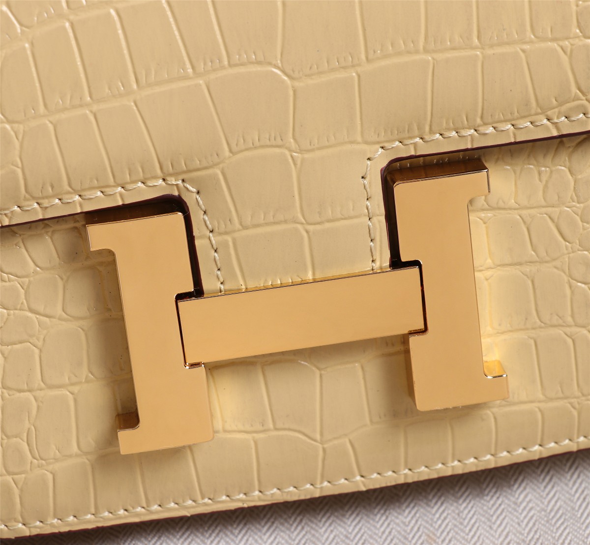 【HERMES】エルメス コンスタンス  クロコ 24cm