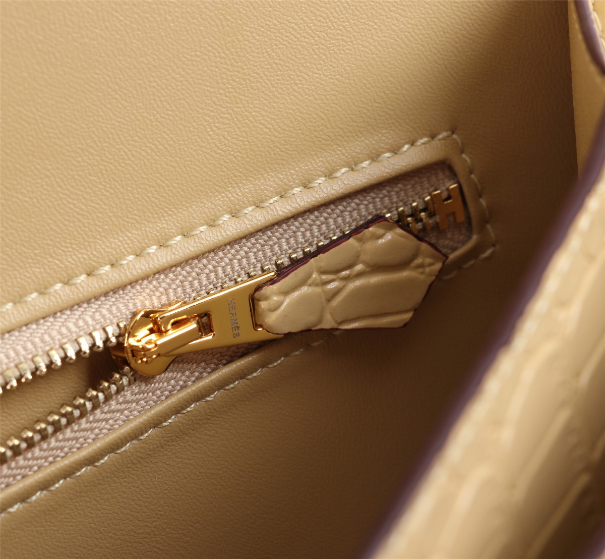 【HERMES】エルメス コンスタンス  クロコ 24cm