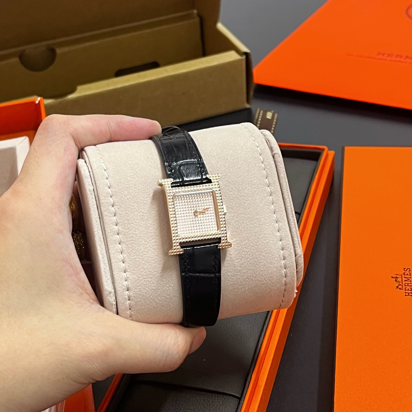 【HERMES】エルメス 時計 レディース H 21cm