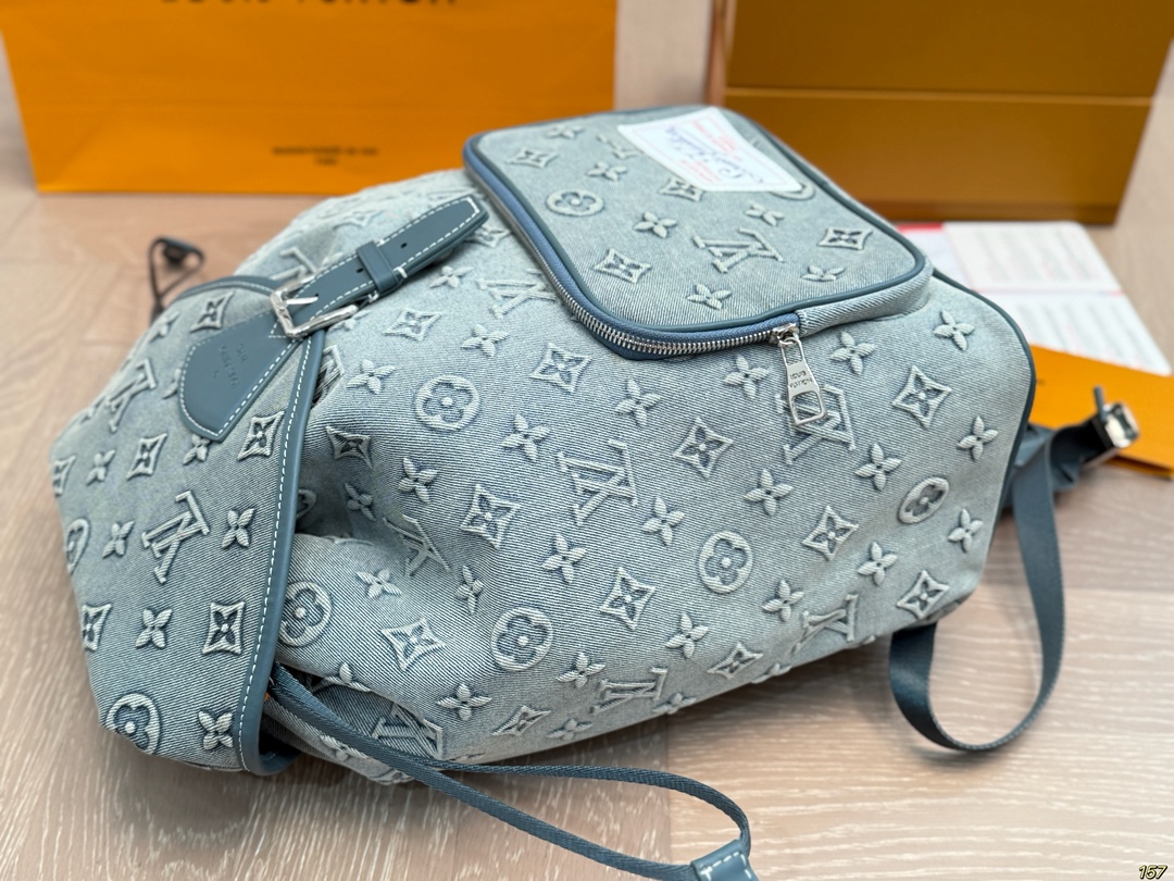 ルイ ヴィトン ( Louis Vuitton) デニム リュック 28x36cm