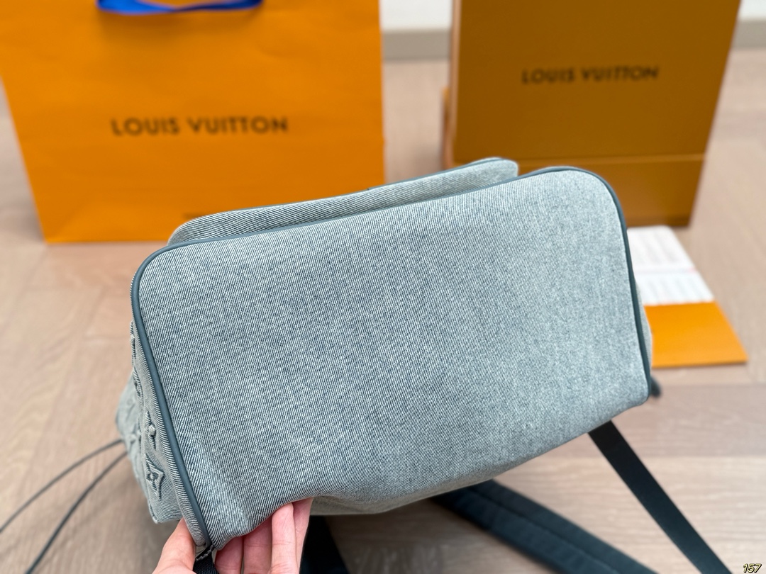 ルイ ヴィトン ( Louis Vuitton) デニム リュック 28x36cm