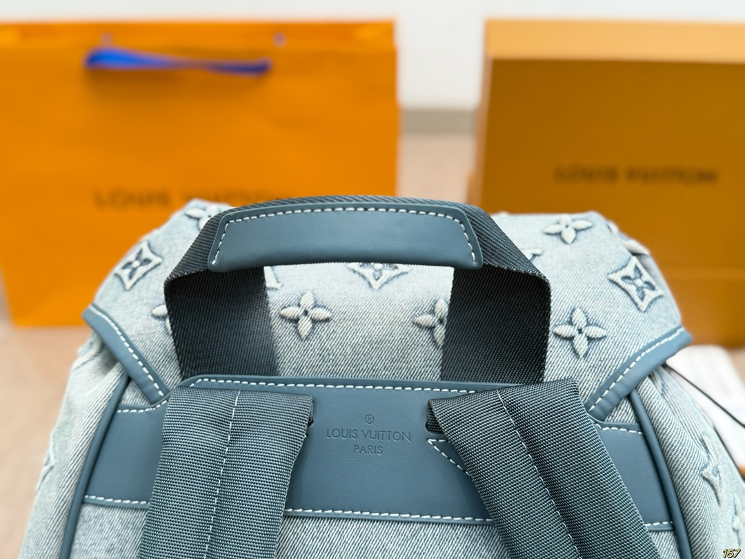 ルイ ヴィトン ( Louis Vuitton) デニム リュック 28x36cm