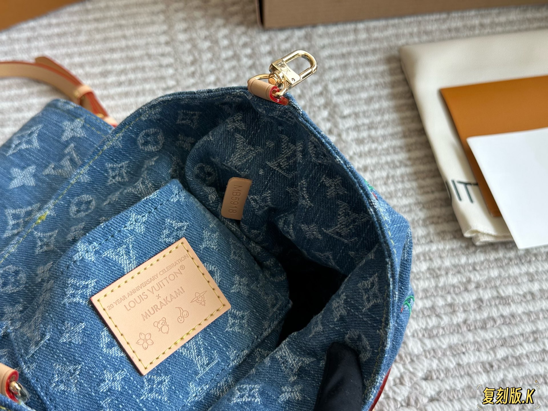 ルイ ヴィトン ( Louis Vuitton) デニム リュック 20X20cm