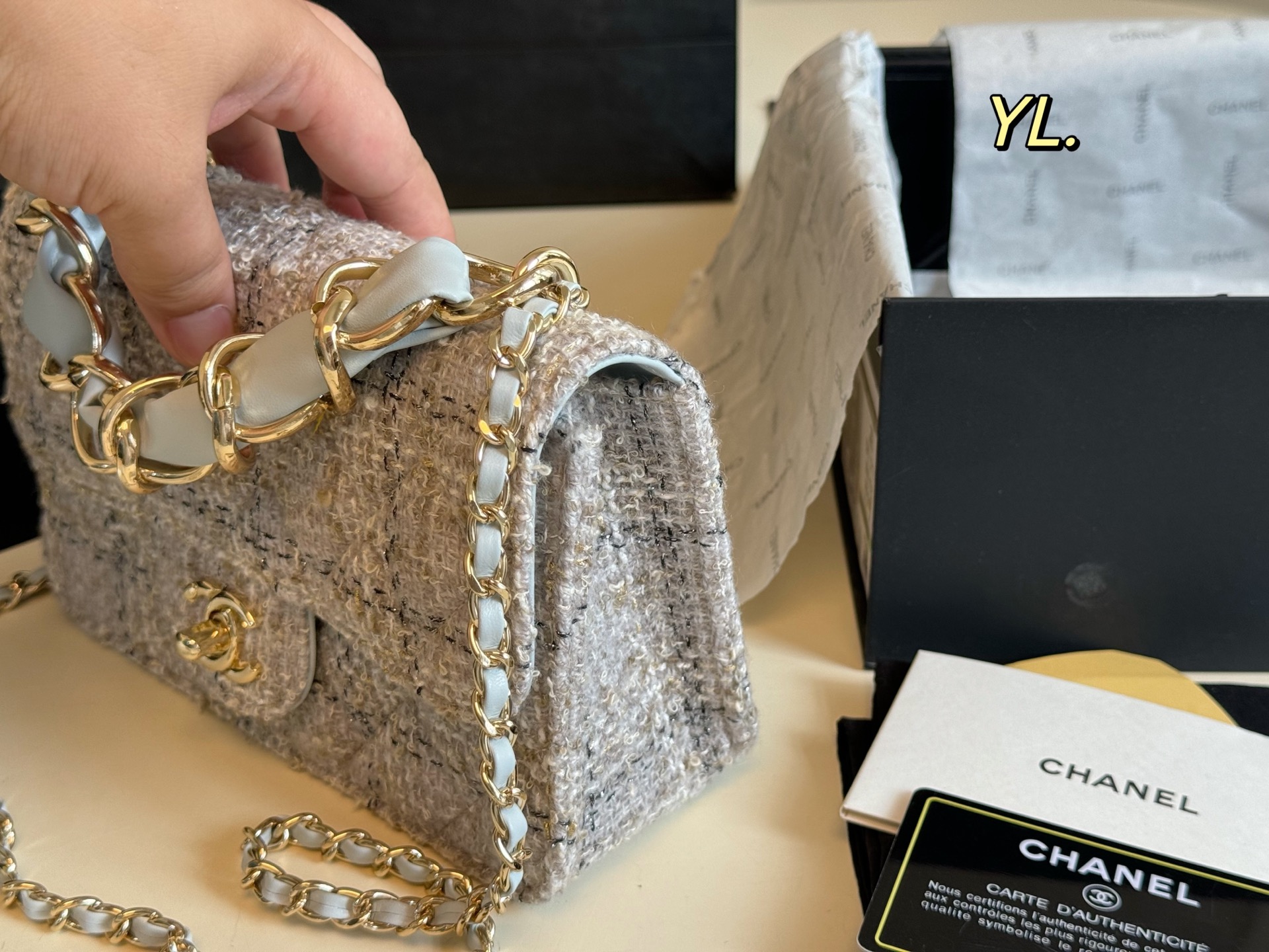 シャネル(Chanel)  25B チェーン ハンドル バッグ  20X13mm