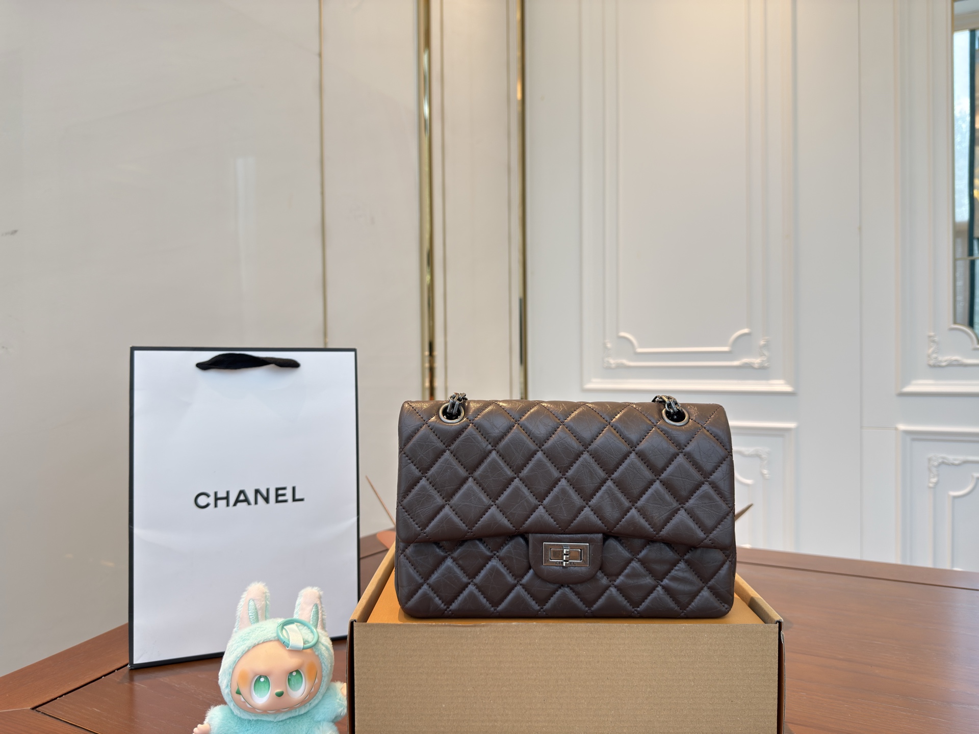 シャネル(Chanel)  2.55CF チェーン バッグ  25x15cm