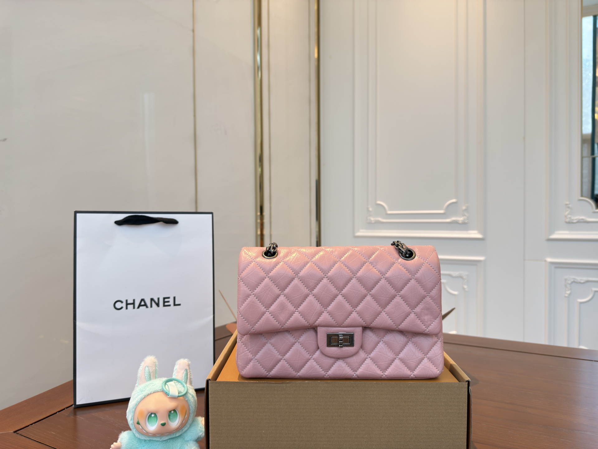 シャネル(Chanel)  2.55CF チェーン バッグ  25x15cm