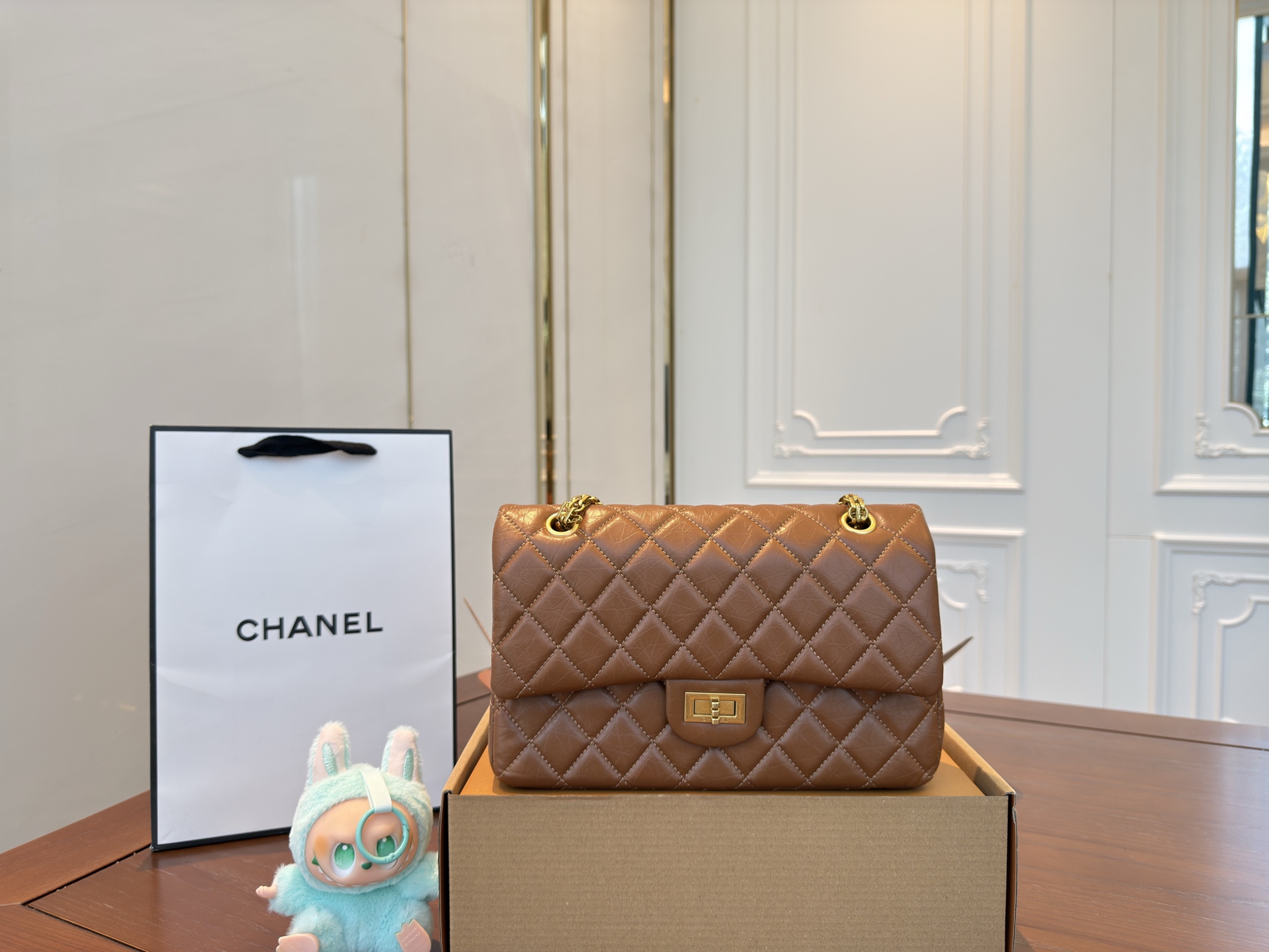 シャネル(Chanel)  2.55CF チェーン バッグ  25x15cm