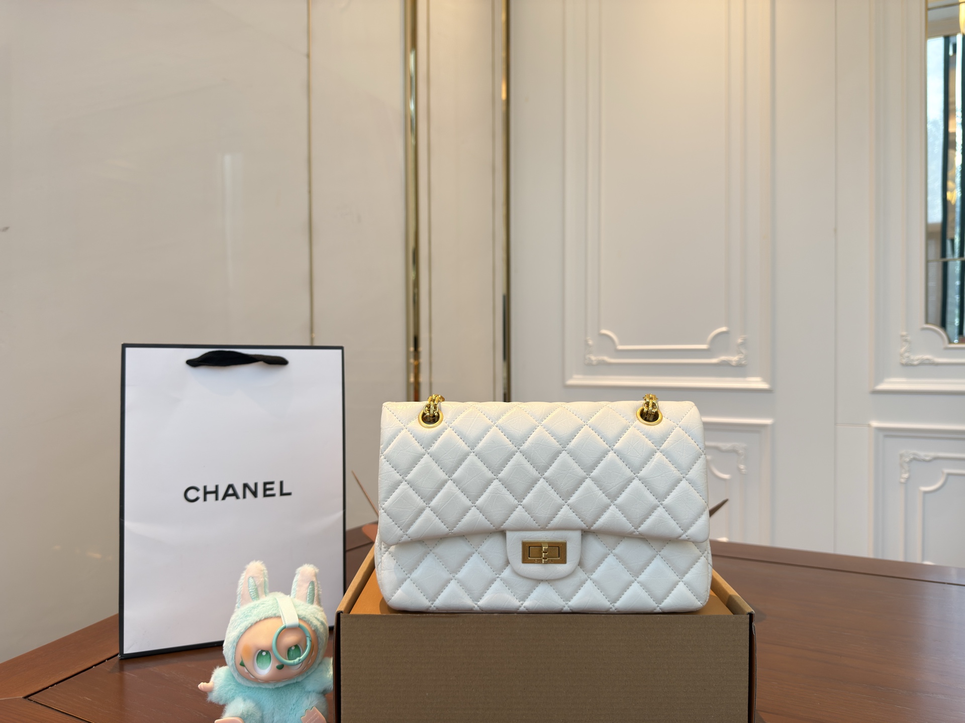 シャネル(Chanel)  2.55CF チェーン バッグ  25x15cm