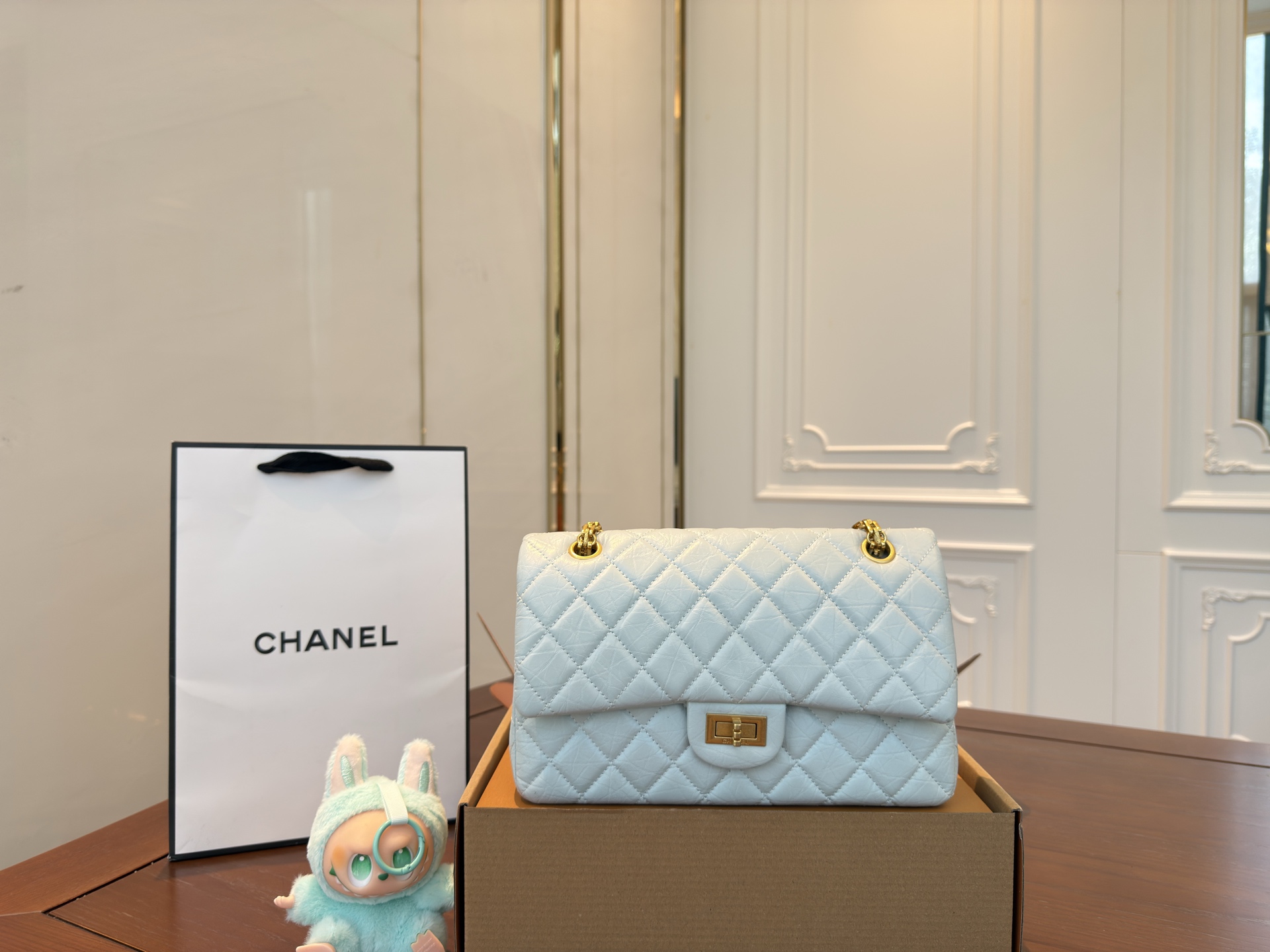 シャネル(Chanel)  2.55CF チェーン バッグ  25x15cm