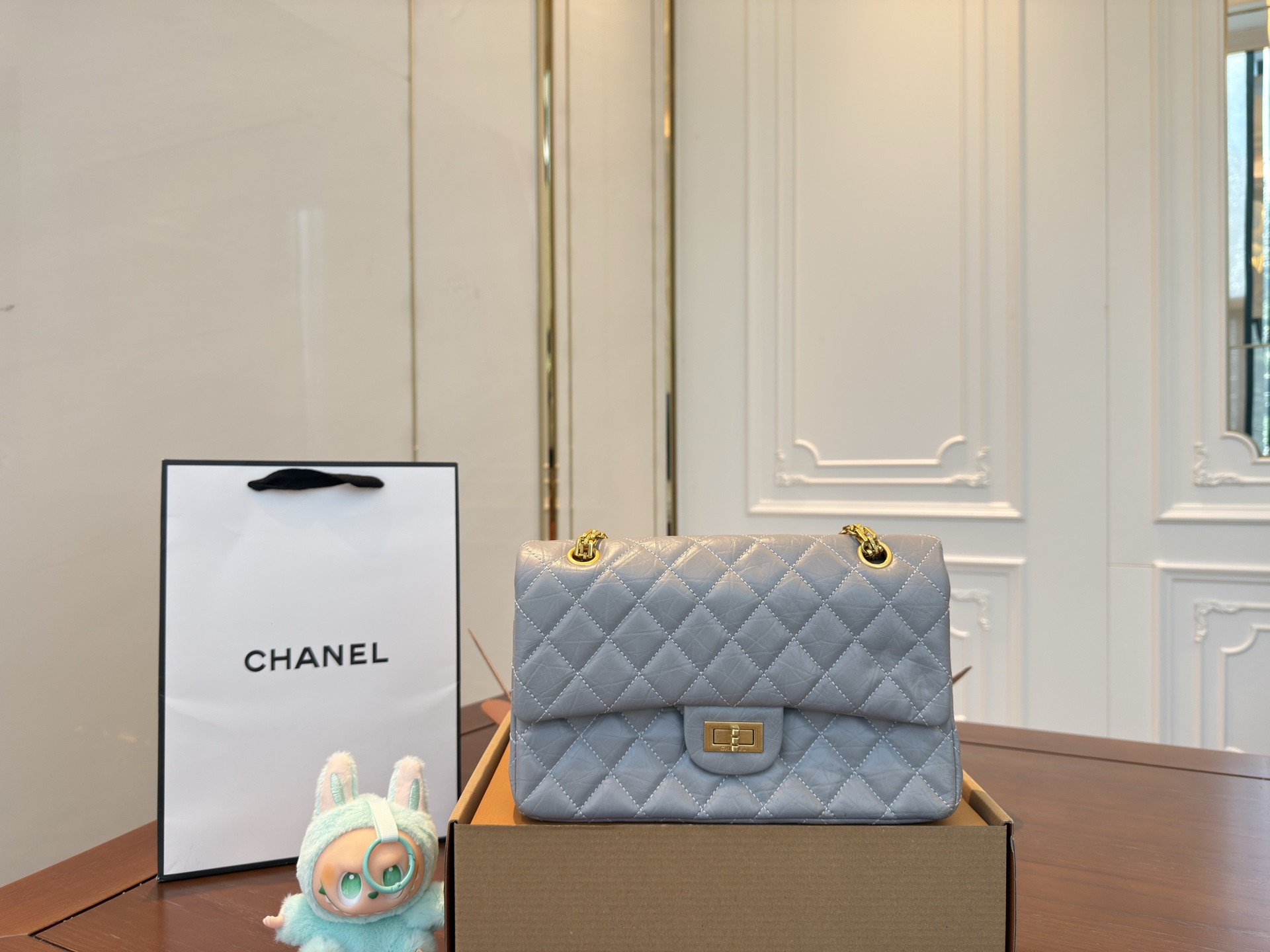 シャネル(Chanel)  2.55CF チェーン バッグ  25x15cm