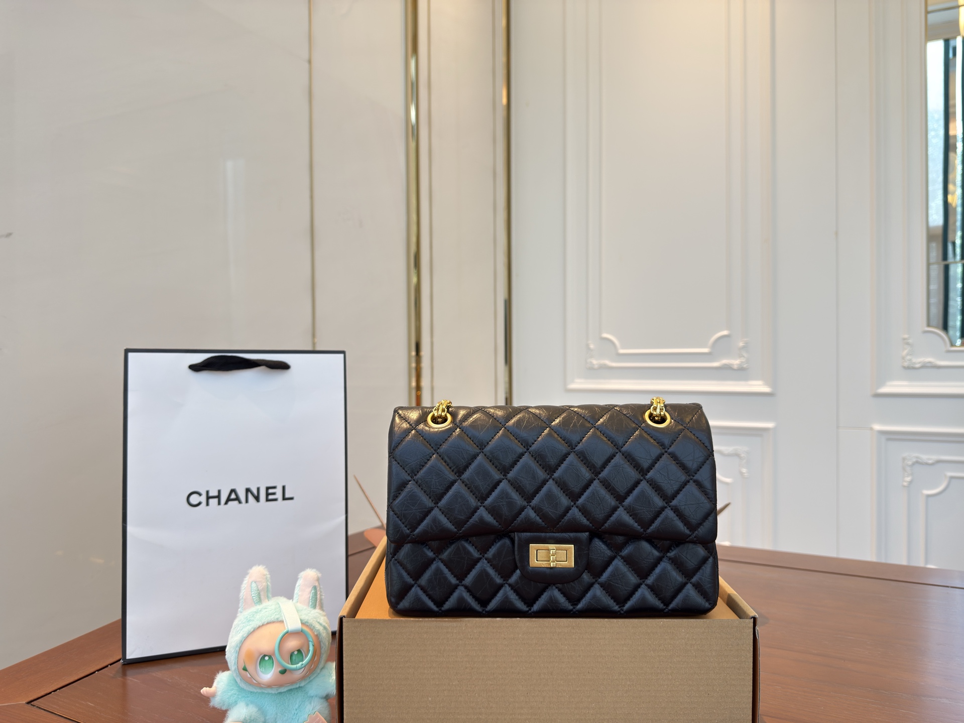 シャネル(Chanel)  2.55CF チェーン バッグ  25x15cm