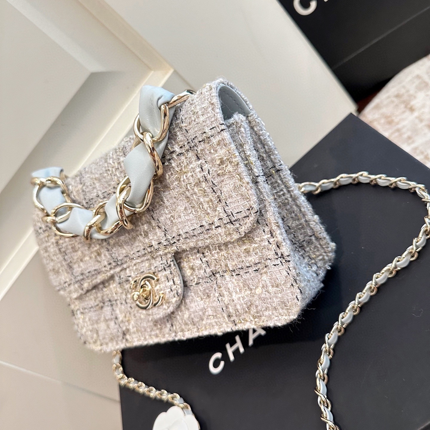 シャネル(Chanel) 25B チェーン バッグ 19cm