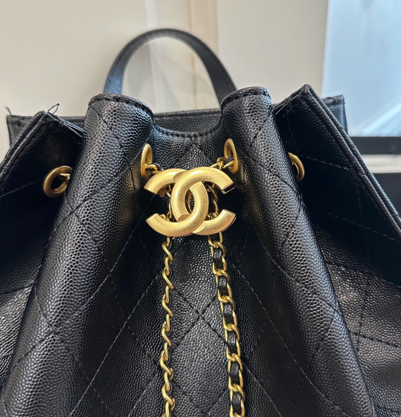 シャネル(Chanel)  新作 25B 巾着 バッグ  25cm