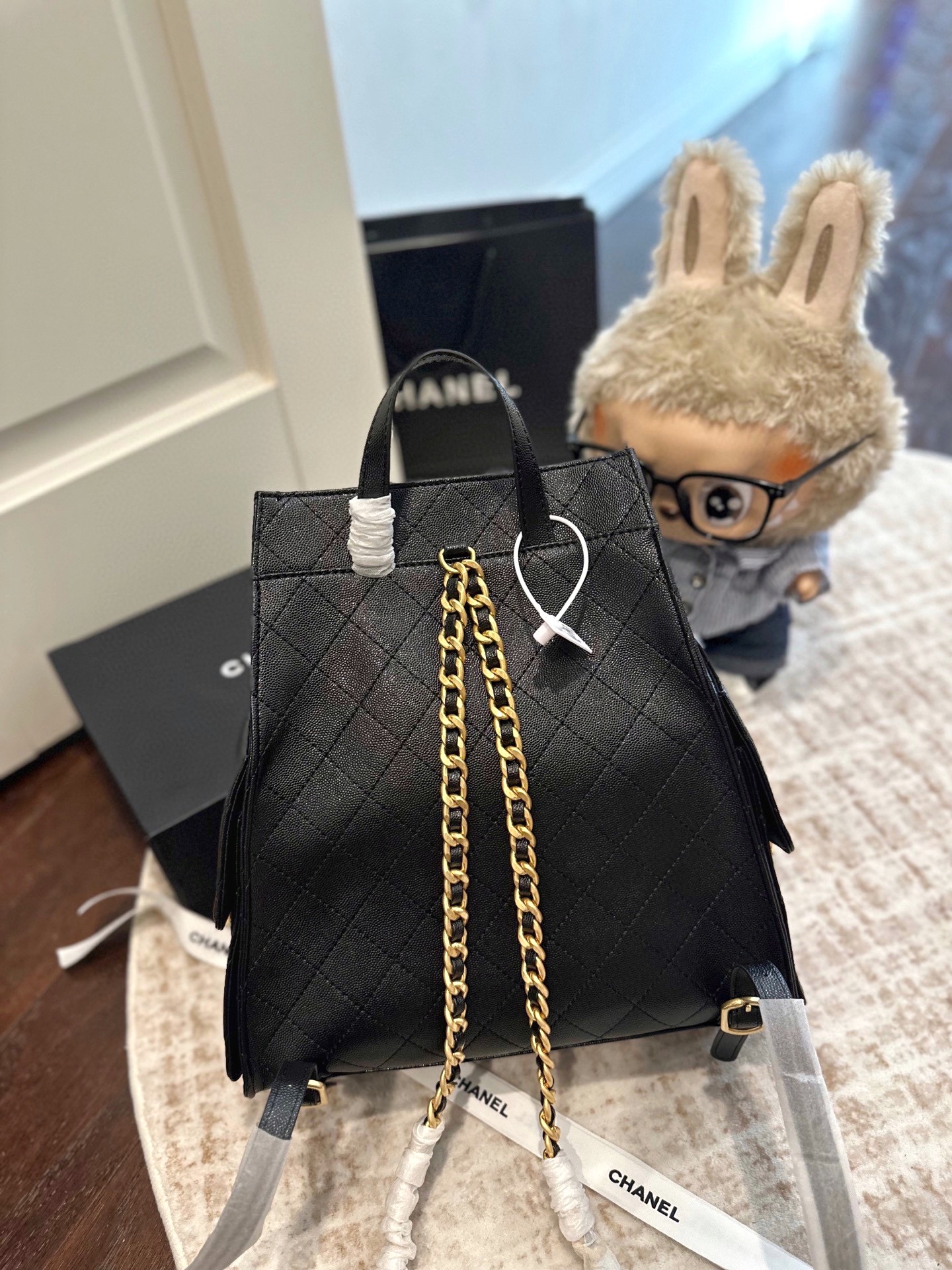 シャネル(Chanel)  新作 25B 巾着 バッグ  25cm