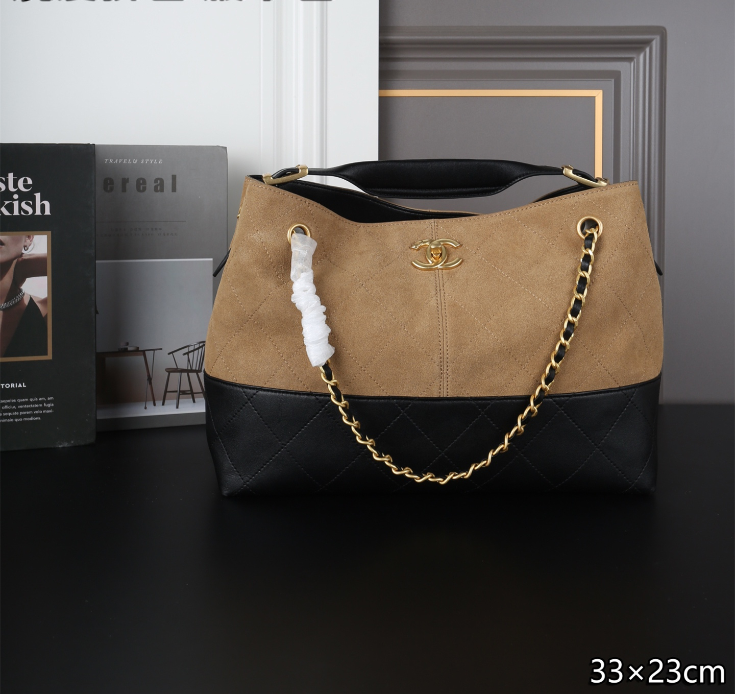 シャネル(Chanel) 新作 25A HOBO ハンドル バッグ 33X23cm