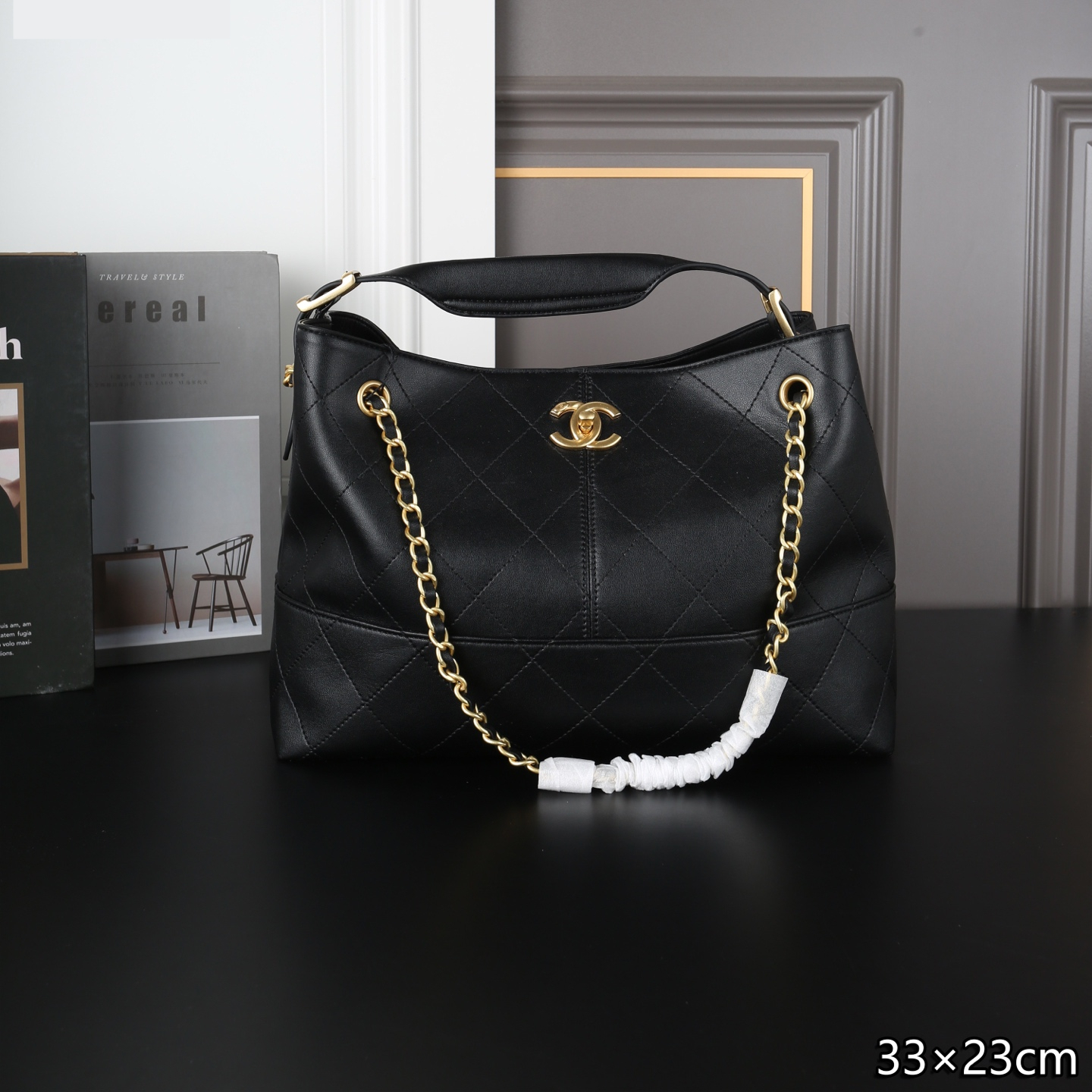 シャネル(Chanel) 新作 25A HOBO ハンドル バッグ 33X23cm