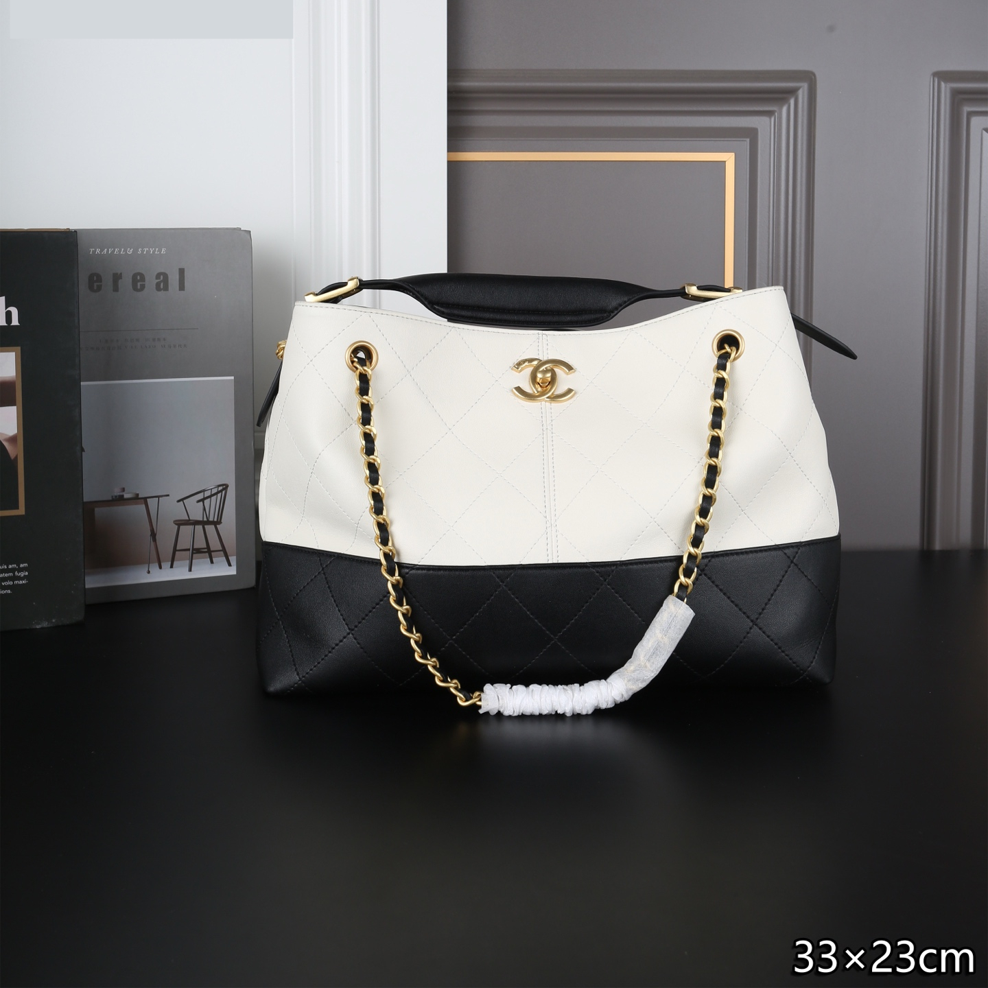 シャネル(Chanel) 新作 25A HOBO ハンドル バッグ 33X23cm