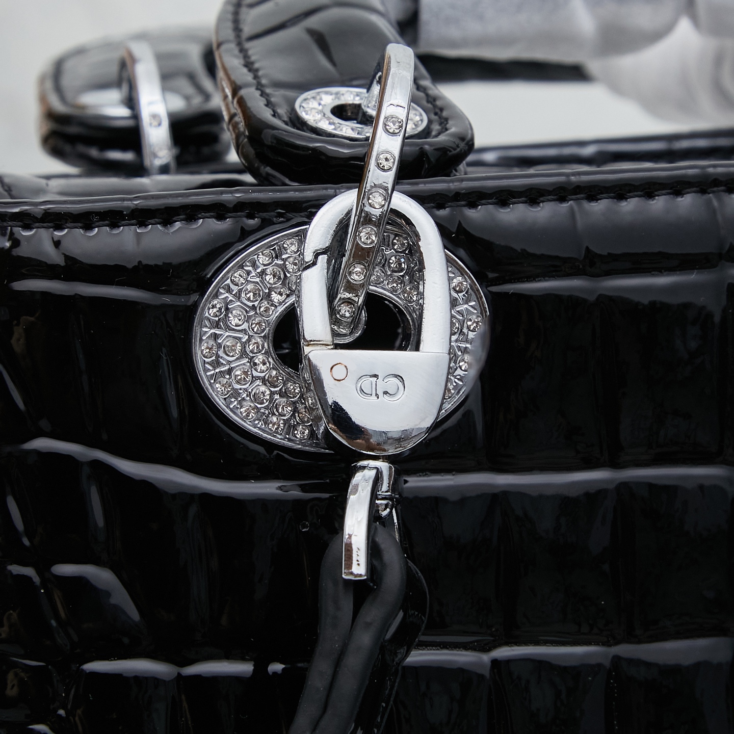 ディオール(Dior) レディース ダイアナ妃のバッグ クロコ 20x18x9cm