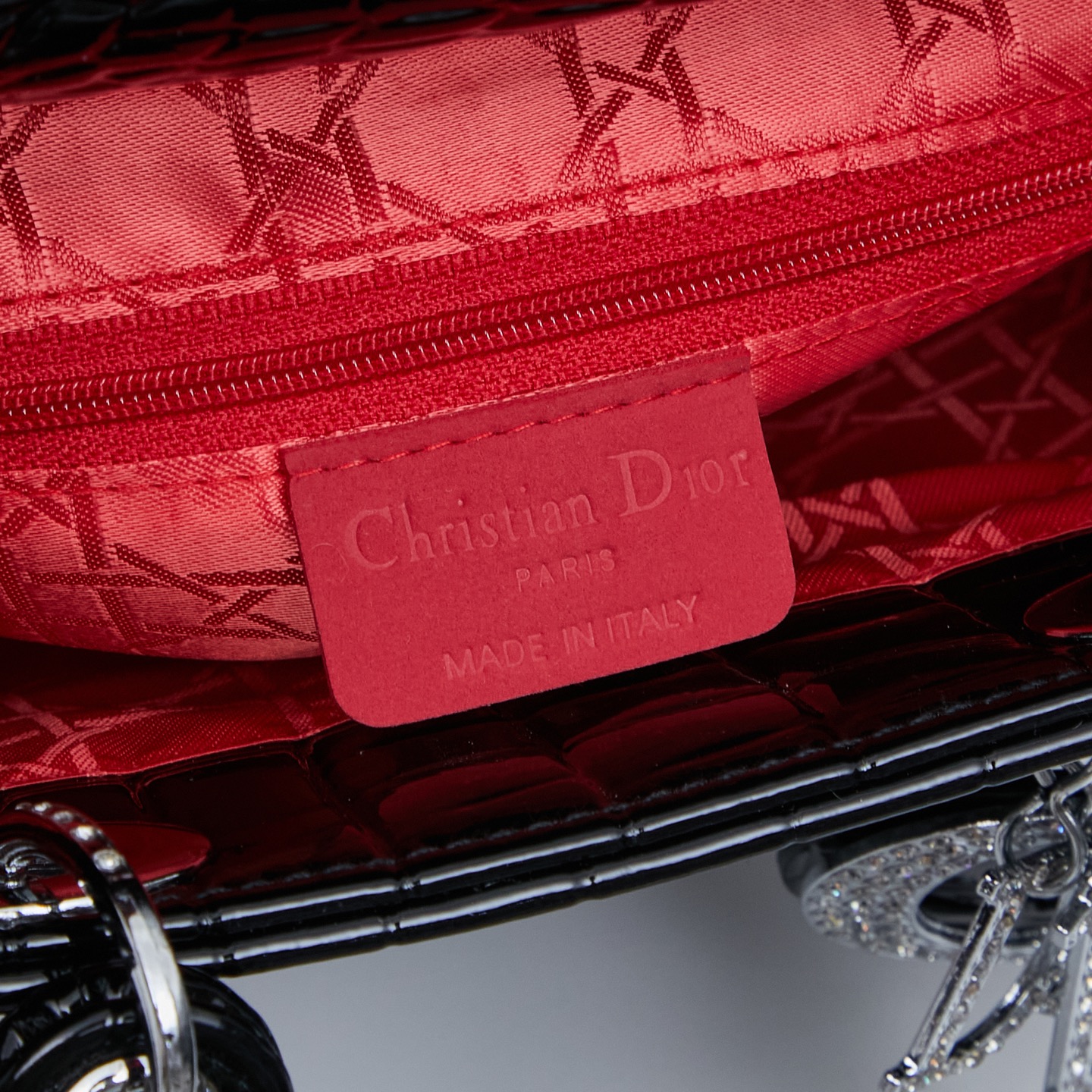 ディオール(Dior) レディース ダイアナ妃のバッグ クロコ 20x18x9cm
