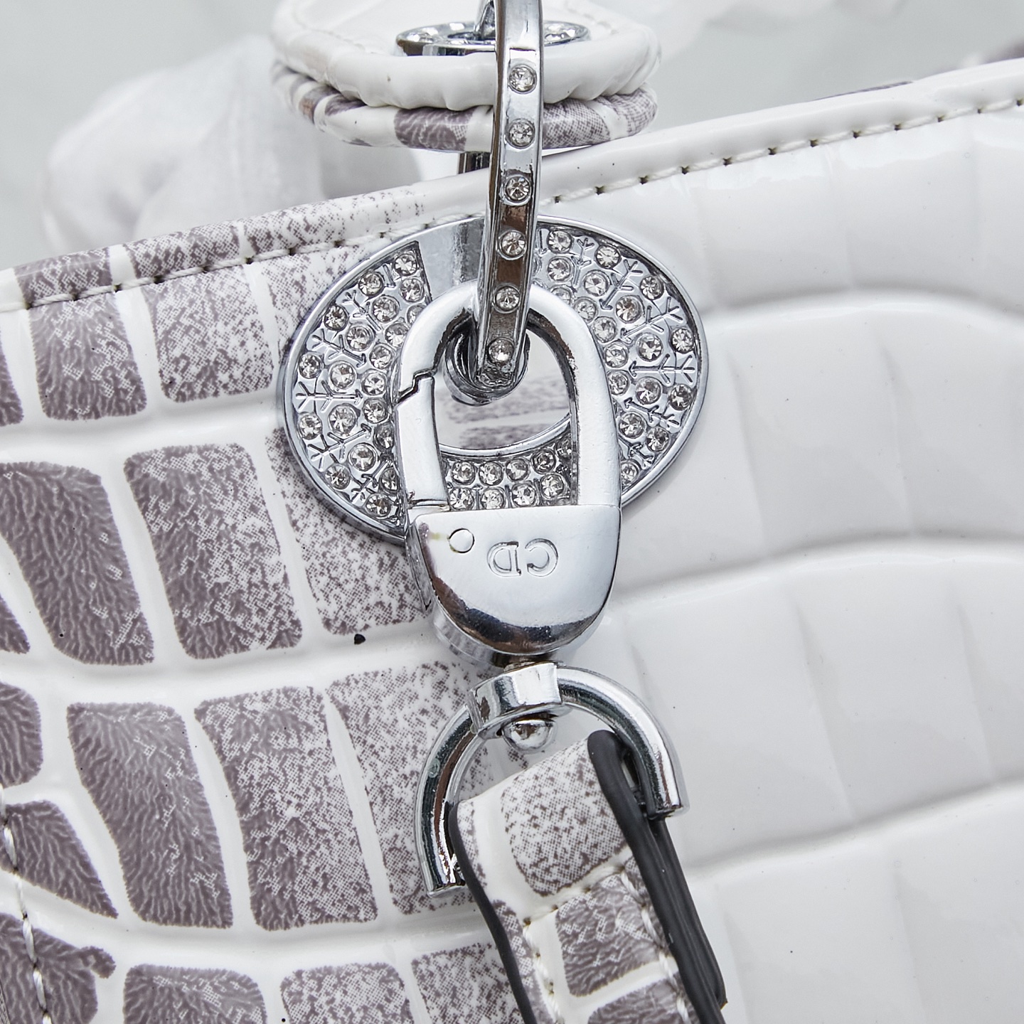 ディオール(Dior) レディース ダイアナ妃のバッグ クロコ 20x18x9cm