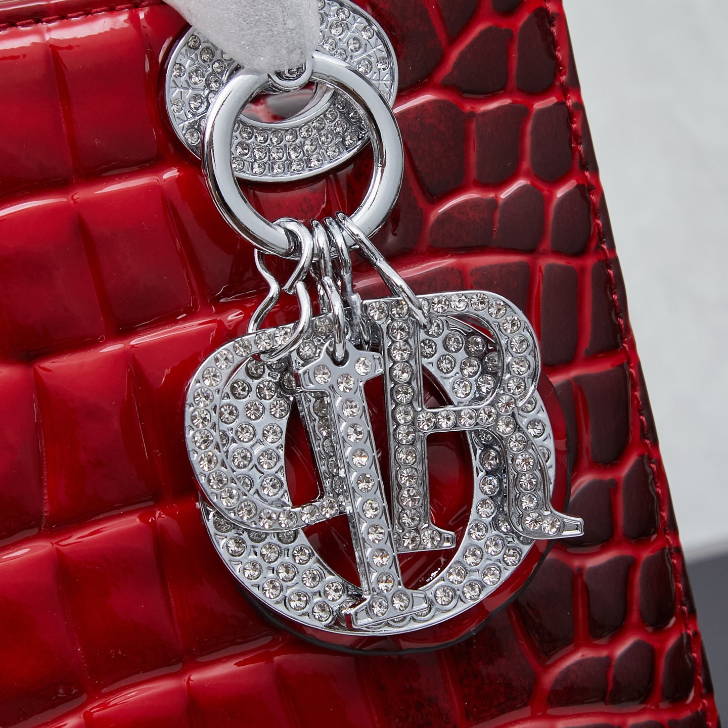 ディオール(Dior) レディース ダイアナ妃のバッグ クロコ 20x18x9cm