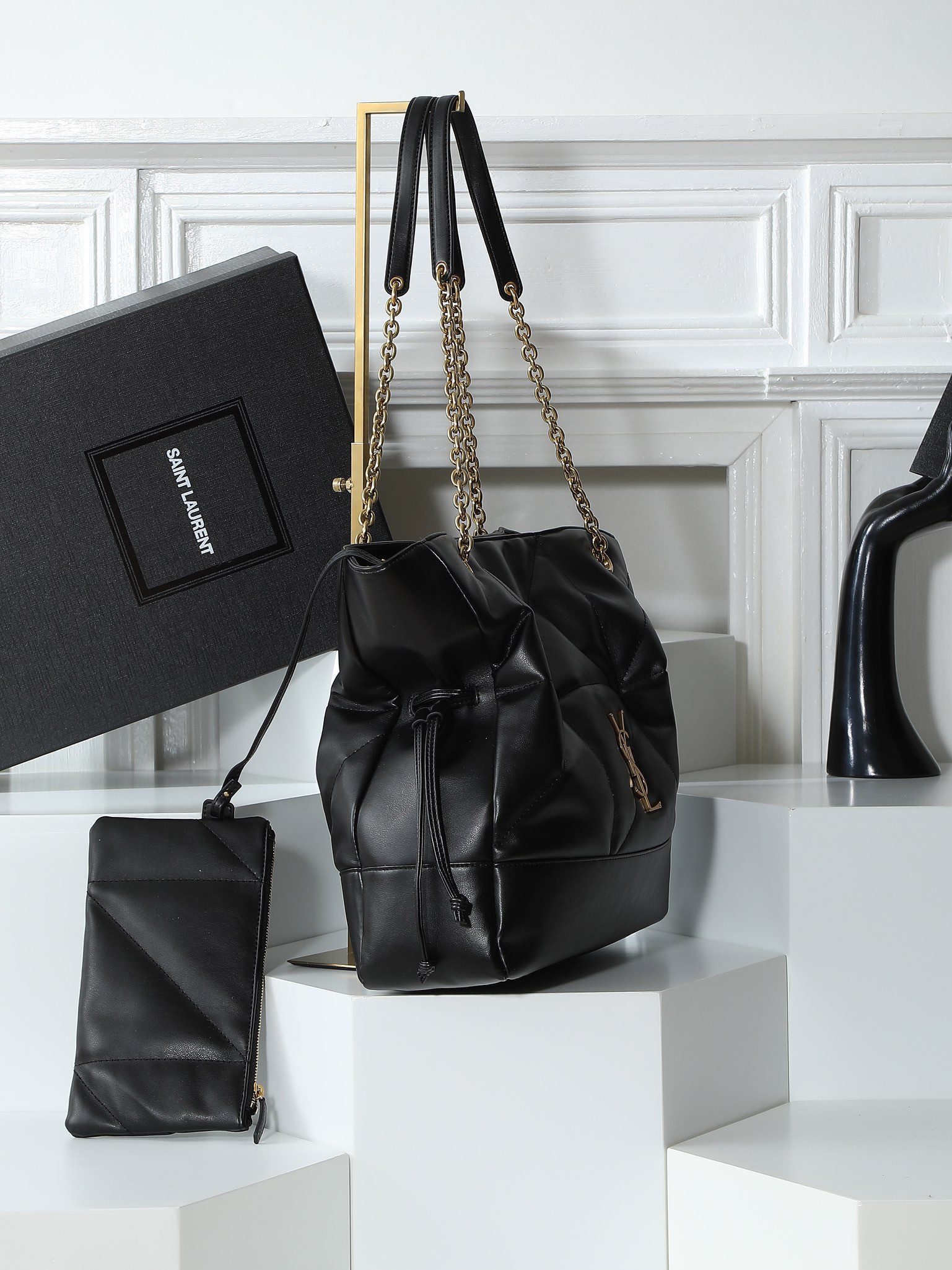 サンローラン(YSL) Jamie 4.3 Large POCHON バッグ 27×34×3cm