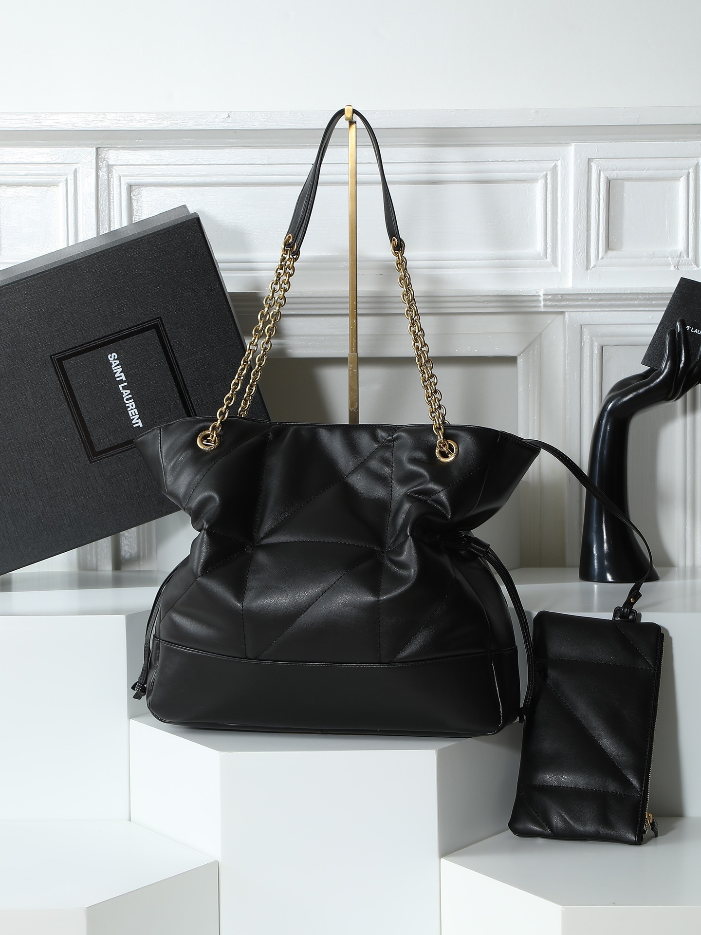 サンローラン(YSL) Jamie 4.3 Large POCHON バッグ 27×34×3cm