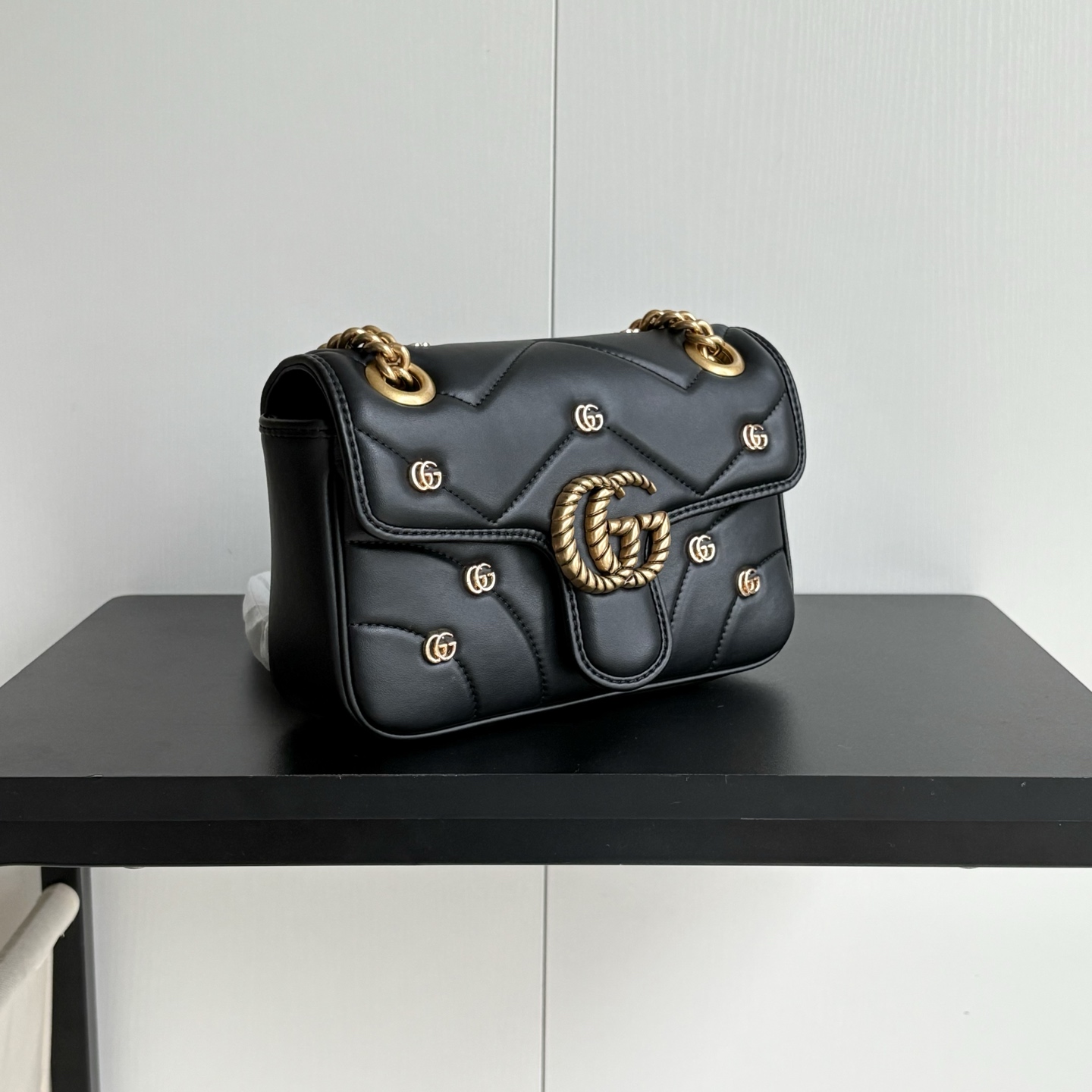 グッチ(GUCCI) GG バッグ 黒 26x7x15cm