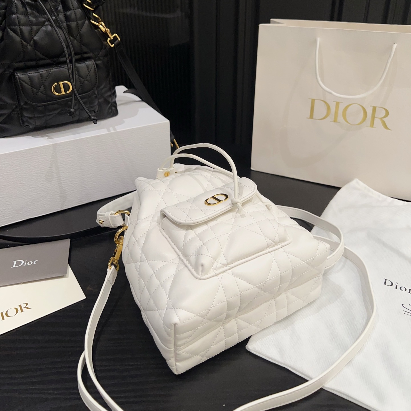 ディオール(Dior)  ミニ Caro バッグ  20X26cm