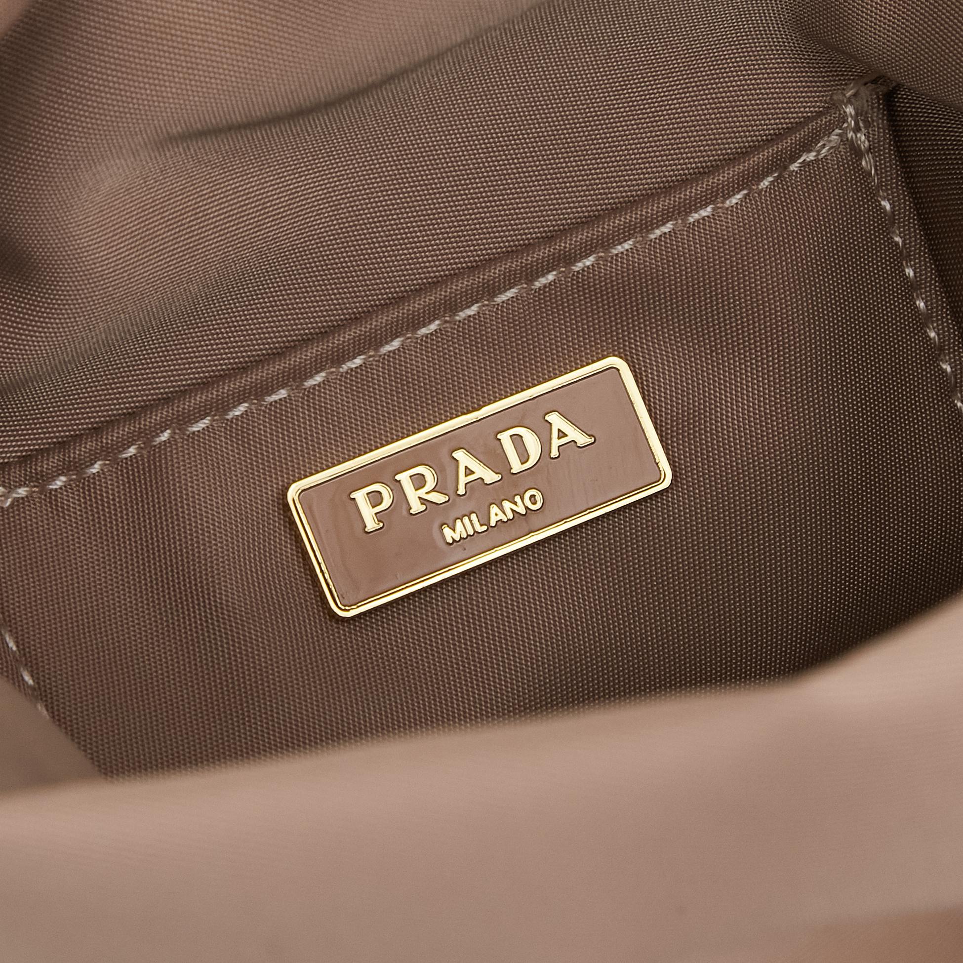 PRADA(プラダ)  ナイロン ミニトート バッグ ピンク 24x19x15cm