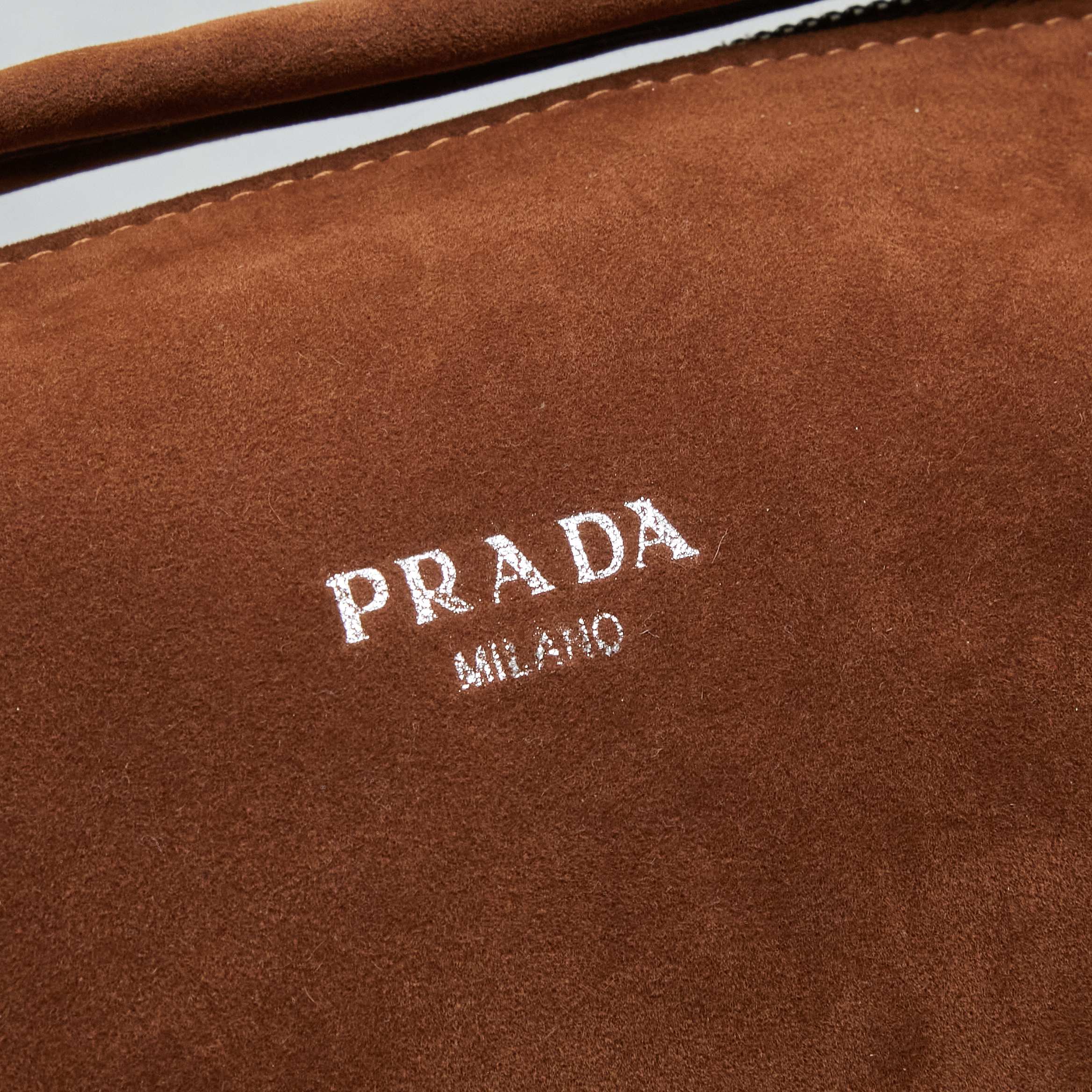 PRADA(プラダ)  肩掛け バッグ ダチョウ 25x12x12cm