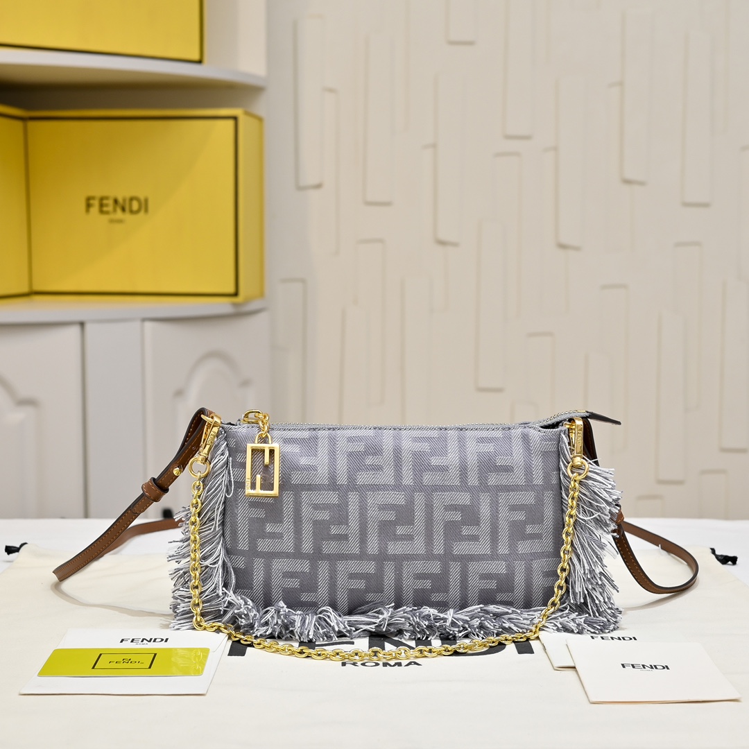 Fendi(フェンディ) ショルダー バッグ デニム 20x3X12cm