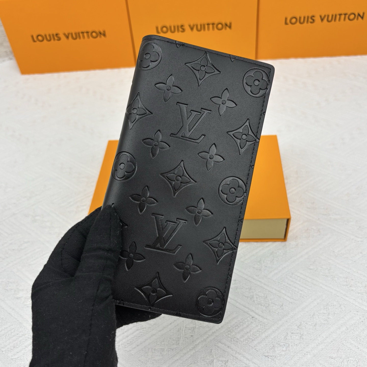 ルイ ヴィトン ( Louis Vuitton)  長 財布 黒 10x19cm