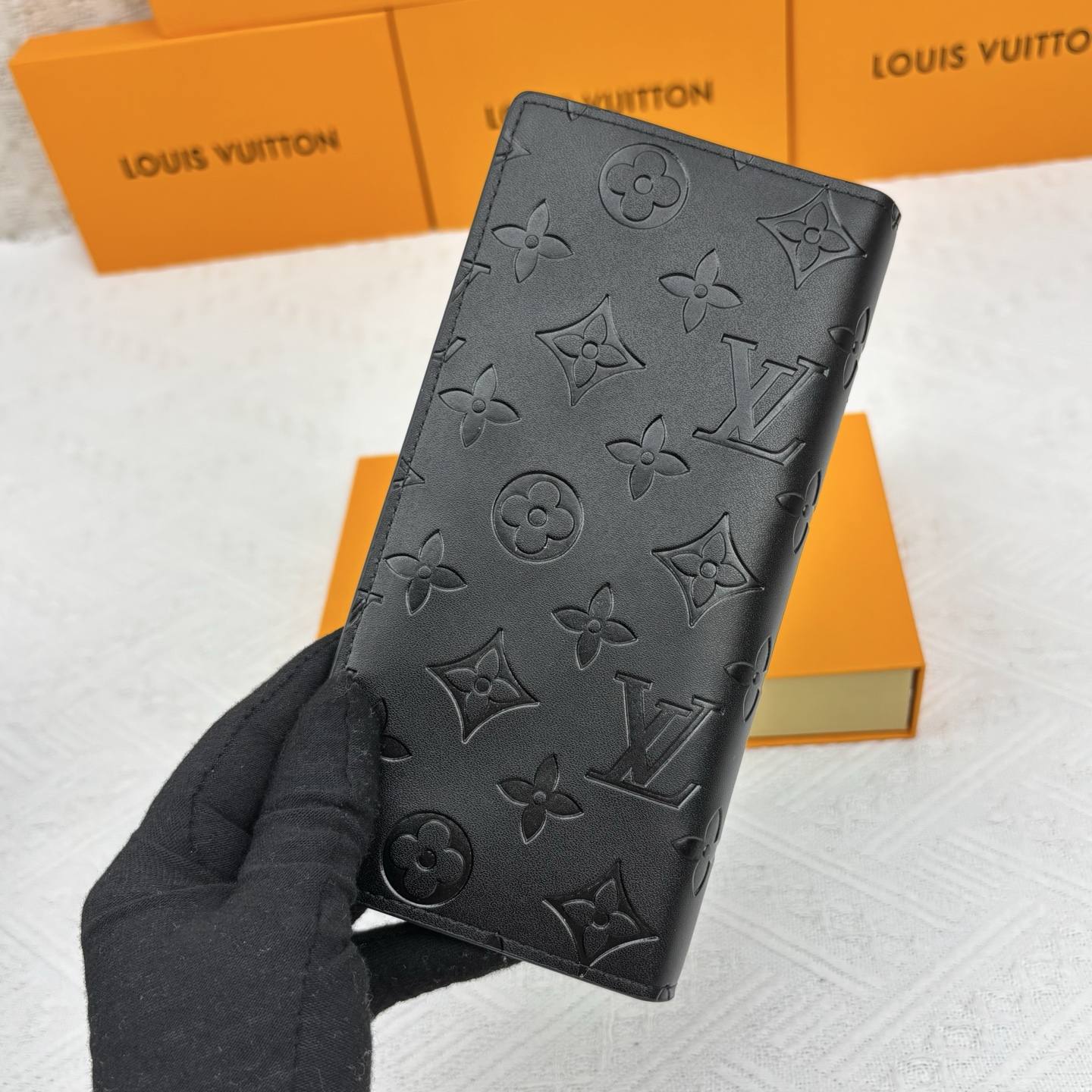 ルイ ヴィトン ( Louis Vuitton)  長 財布 黒 10x19cm