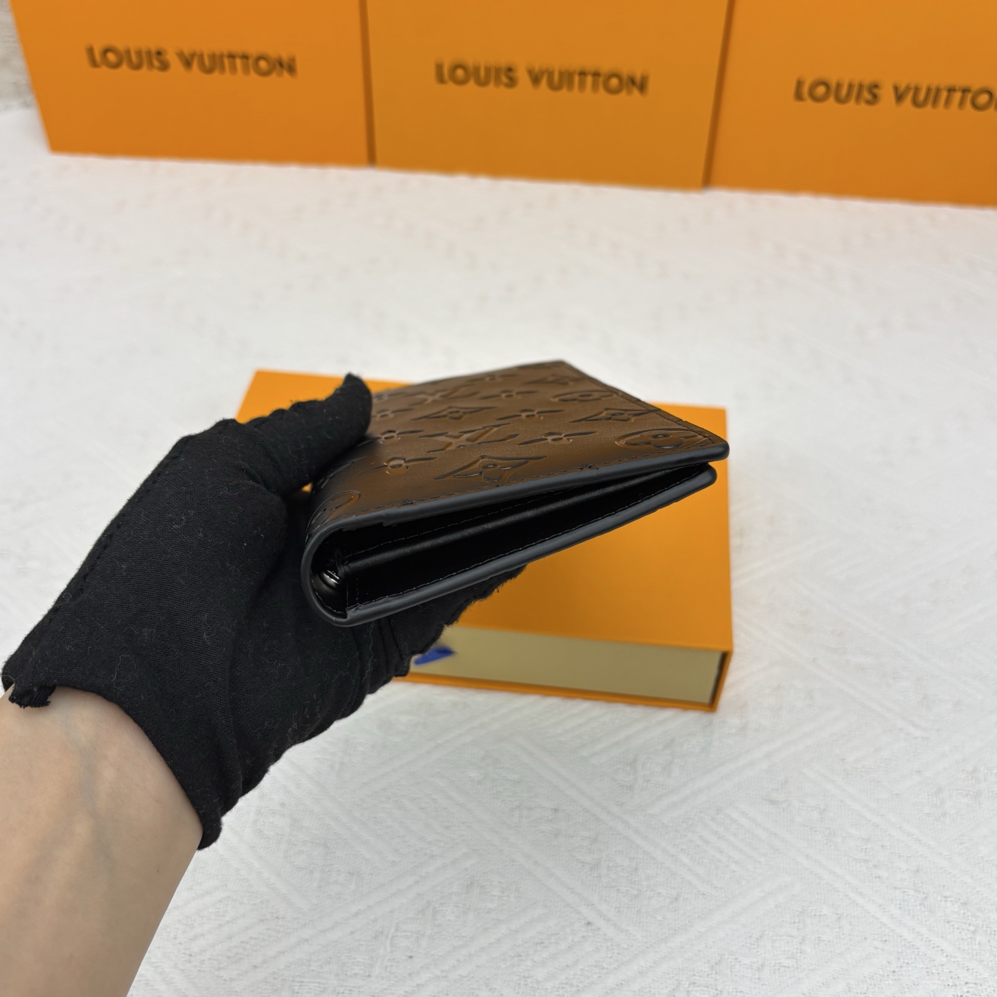 ルイ ヴィトン ( Louis Vuitton)  長 財布 黒 10x19cm