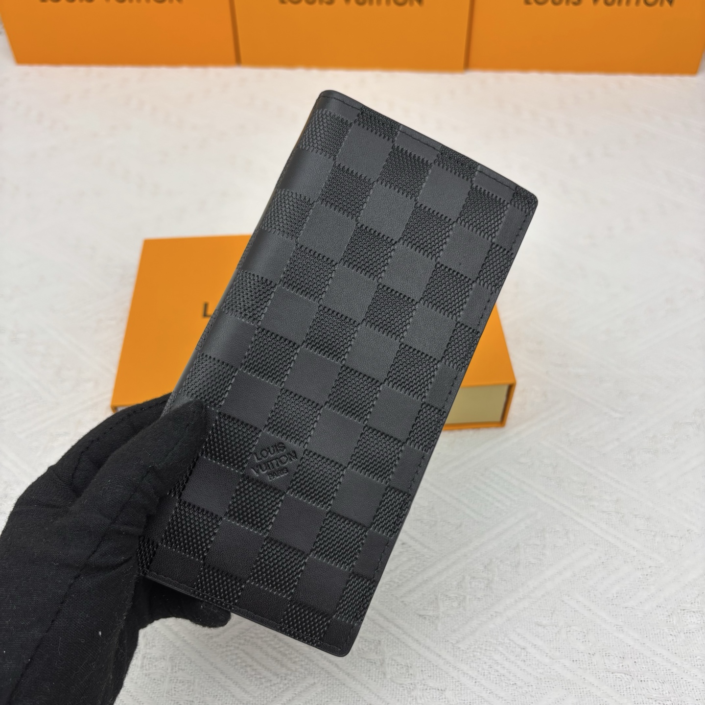 ルイ ヴィトン ( Louis Vuitton)  長 財布 黒 10x19cm