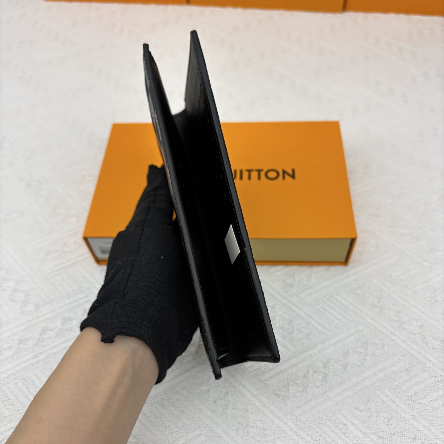 ルイ ヴィトン ( Louis Vuitton)  長 財布 黒 10x19cm