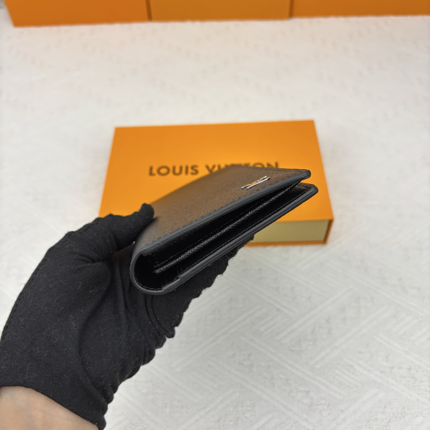 ルイ ヴィトン ( Louis Vuitton)  長 財布 黒 10x19cm