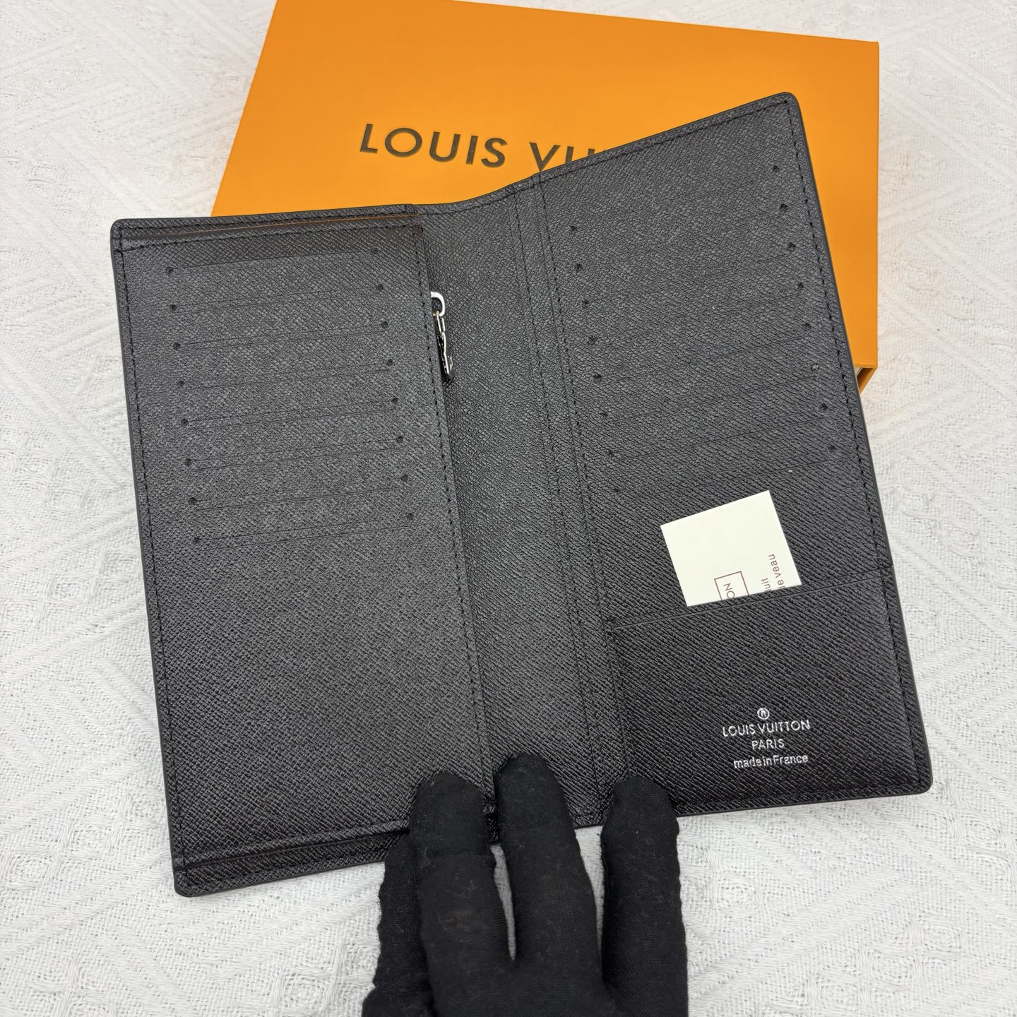 ルイ ヴィトン ( Louis Vuitton)  長 財布 黒 10x19cm