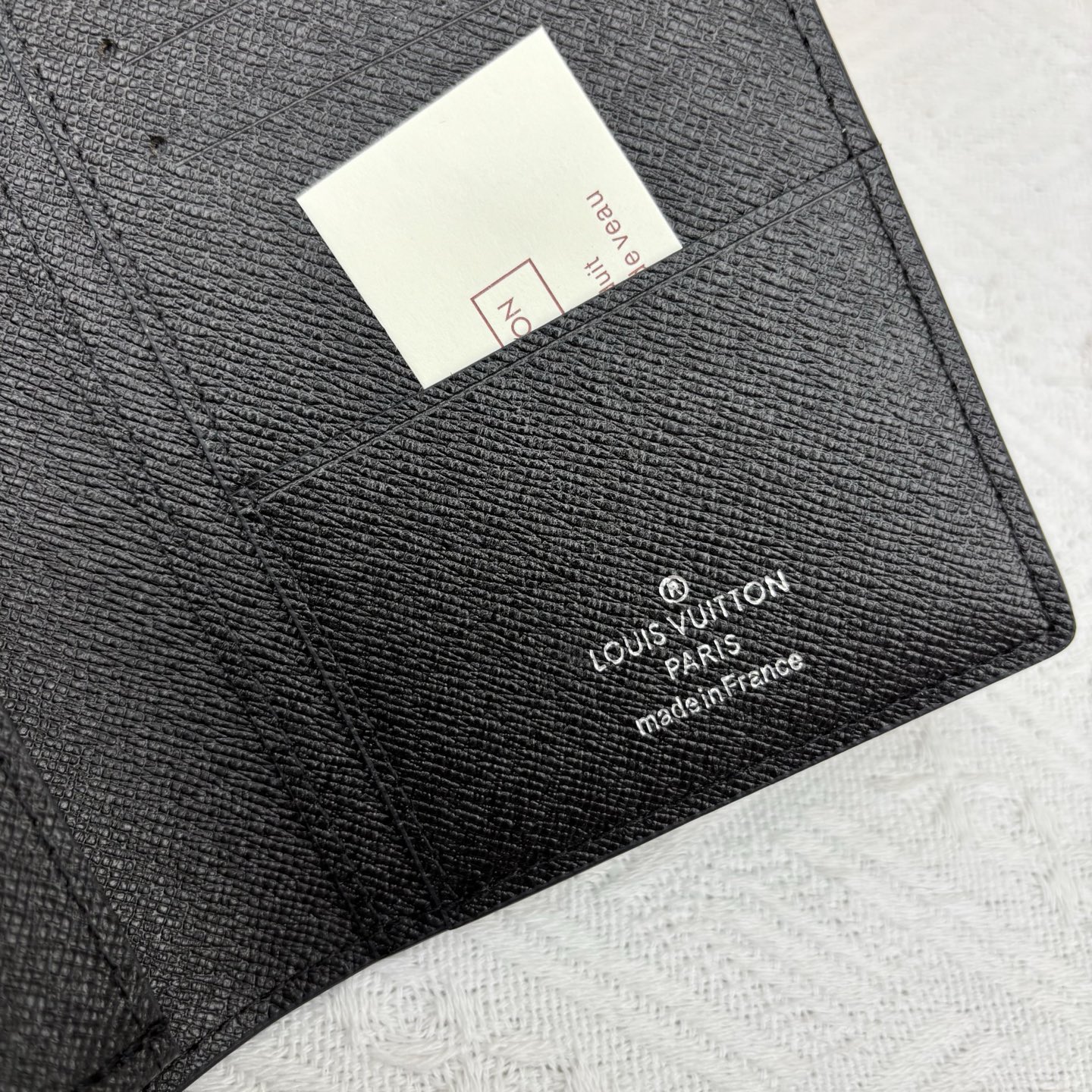 ルイ ヴィトン ( Louis Vuitton)  長 財布 黒 10x19cm