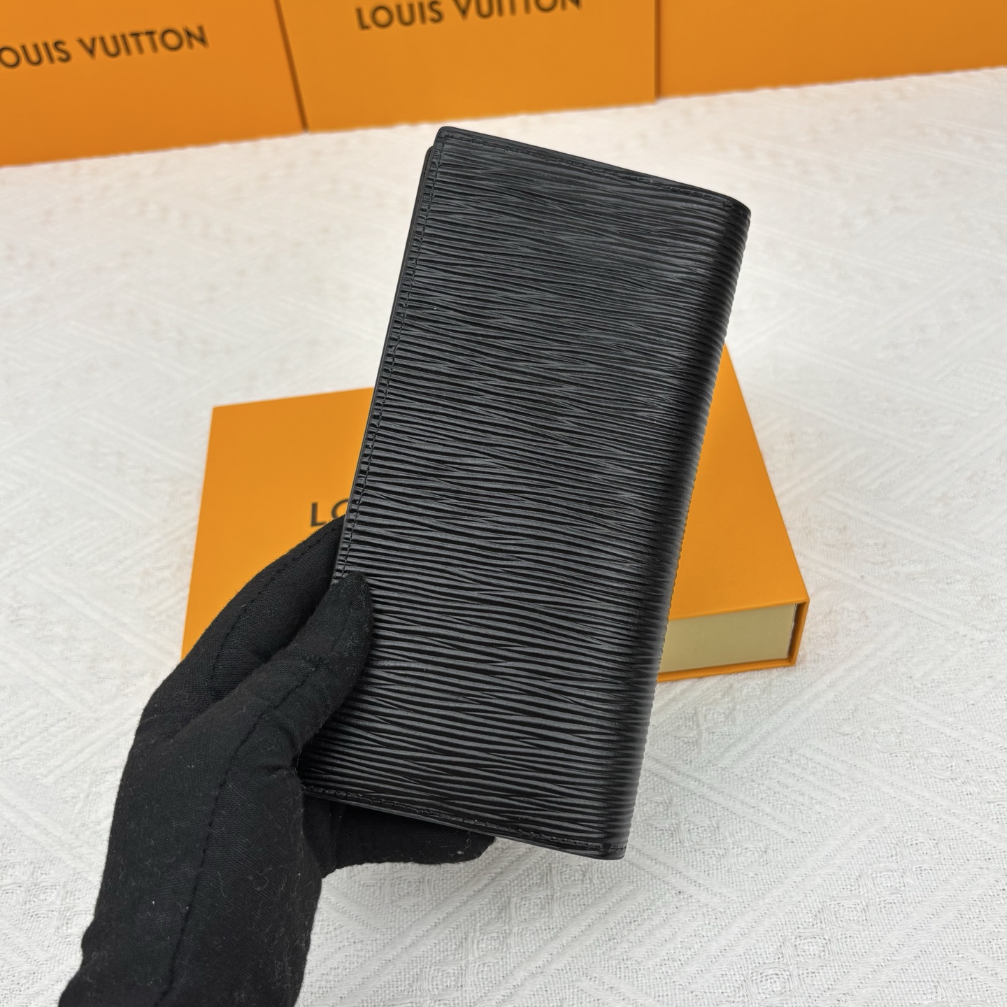 ルイ ヴィトン ( Louis Vuitton)  長 財布 黒 10x19cm