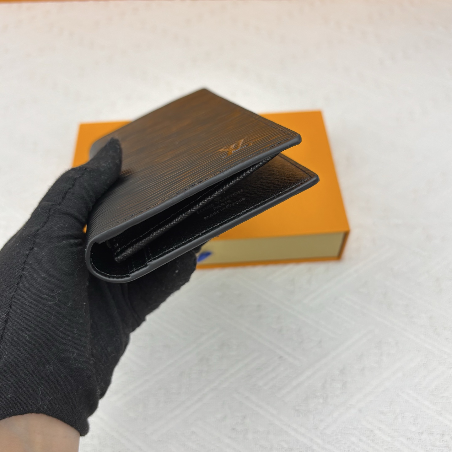 ルイ ヴィトン ( Louis Vuitton)  長 財布 黒 10x19cm