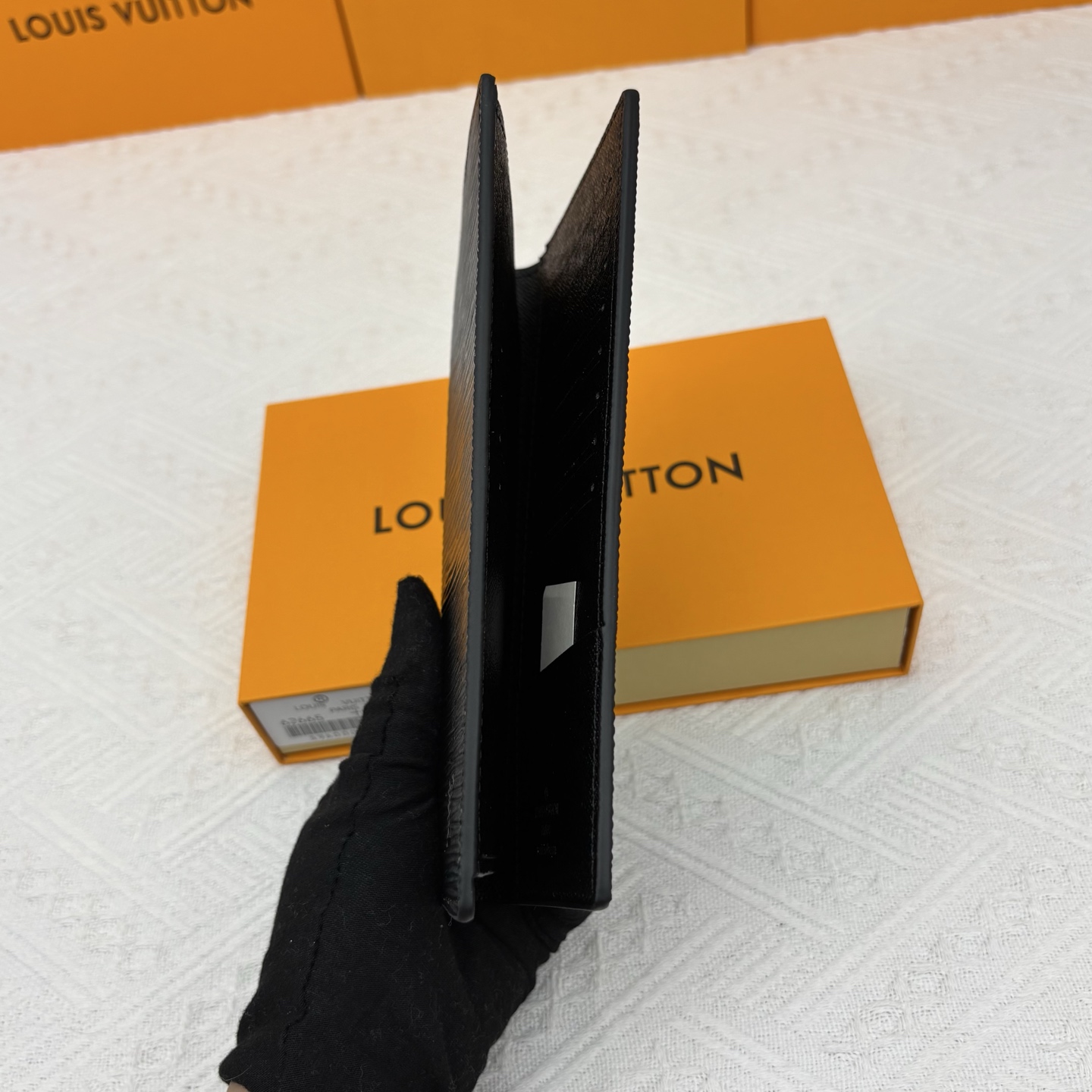 ルイ ヴィトン ( Louis Vuitton)  長 財布 黒 10x19cm
